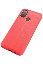 Uray store Samsung Galaxy M30S Kılıf Auto Focus Kapak - Kırmızı - Görsel 2
