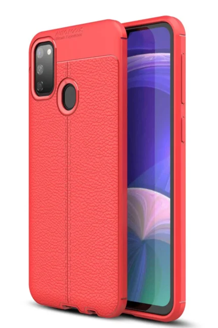 Uray store Samsung Galaxy M30S Kılıf Auto Focus Kapak - Kırmızı