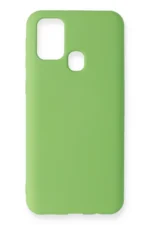 Uray store Samsung Galaxy M31 Kılıf Nano içi Kadife Silikon - Yeşil - Görsel 2