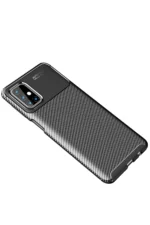 Uray store Samsung Galaxy M31S Kılıf Auto Focus Karbon Kapak - Siyah - Görsel 2