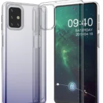Uray store Samsung Galaxy M31S Kılıf Lüx Şeffaf Silikon
