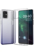 Uray store Samsung Galaxy M31S Kılıf Lüx Şeffaf Silikon