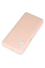 Uray store Samsung Galaxy M31S Kılıf Nano içi Kadife Silikon - Pudra - Görsel 3
