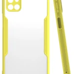 Uray store Samsung Galaxy M31S Kılıf Platin Silikon - Sarı