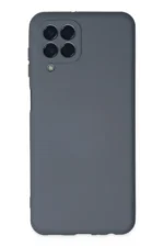 Uray store Samsung Galaxy M33 Kılıf Nano içi Kadife Silikon - Gri