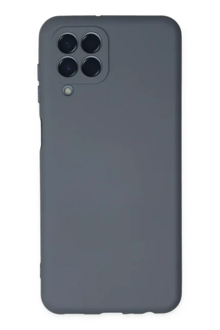 Uray store Samsung Galaxy M33 Kılıf Nano içi Kadife Silikon - Gri