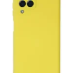 Uray store Samsung Galaxy M33 Kılıf Nano içi Kadife Silikon - Sarı