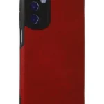 Uray store Samsung Galaxy M34 5G Kılıf Loop Deri Silikon - Kırmızı