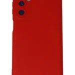 Uray store Samsung Galaxy M34 5G Kılıf Nano içi Kadife Silikon - Kırmızı