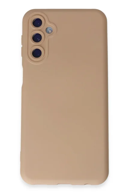 Uray store Samsung Galaxy M34 5G Kılıf Nano içi Kadife Silikon - Pudra