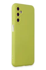 Uray store Samsung Galaxy M34 5G Kılıf Nano içi Kadife Silikon - Sarı - Görsel 2