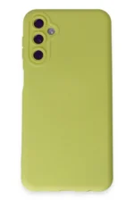 Uray store Samsung Galaxy M34 5G Kılıf Nano içi Kadife Silikon - Sarı