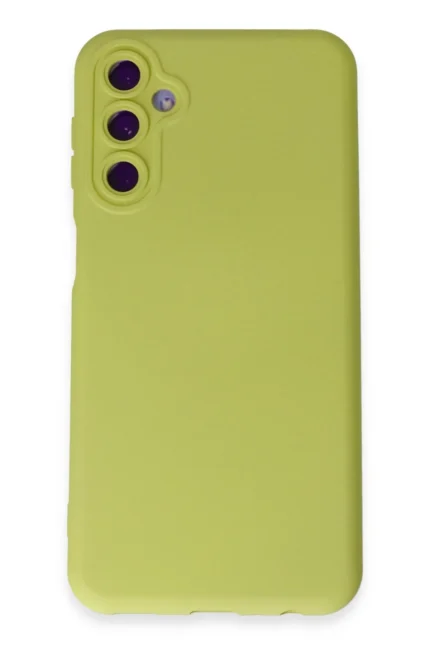 Uray store Samsung Galaxy M34 5G Kılıf Nano içi Kadife Silikon - Sarı