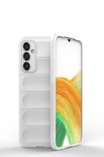 Uray store Samsung Galaxy M34 5G Kılıf Optimum Silikon - Krem