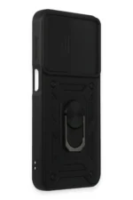 Uray store Samsung Galaxy M34 5G Kılıf Pars Lens Yüzüklü Silikon - Siyah - Görsel 3