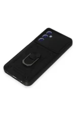 Uray store Samsung Galaxy M34 5G Kılıf Pars Lens Yüzüklü Silikon - Siyah - Görsel 5