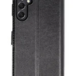 Uray store Samsung Galaxy M34 5G Kılıf Trend S Plus Kapaklı Kılıf - Siyah