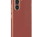 Uray store Samsung Galaxy M34 5G Kılıf Volet Silikon - Kırmızı
