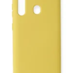 Uray store Samsung Galaxy M40 Kılıf Nano içi Kadife Silikon - Sarı
