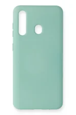 Uray store Samsung Galaxy M40 Kılıf Nano içi Kadife Silikon - Turkuaz