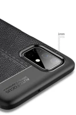 Uray store Samsung Galaxy M51 Kılıf Auto Focus Kapak - Siyah - Görsel 5