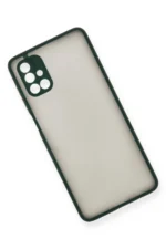 Uray store Samsung Galaxy M51 Kılıf Montreal Silikon Kapak - Yeşil - Görsel 3