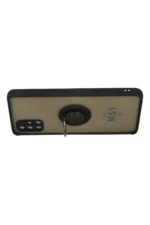 Uray store Samsung Galaxy M51 Kılıf Montreal Yüzüklü Silikon Kapak - Siyah - Görsel 3