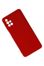 Uray store Samsung Galaxy M51 Kılıf Nano içi Kadife Silikon - Kırmızı - Görsel 2