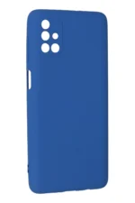 Uray store Samsung Galaxy M51 Kılıf Nano içi Kadife Silikon - Mavi - Görsel 3