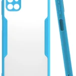 Uray store Samsung Galaxy M51 Kılıf Platin Silikon - Mavi