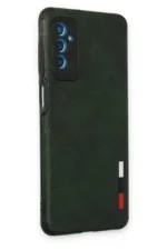 Uray store Samsung Galaxy M52 5G Kılıf Loop Deri Silikon - Yeşil - Görsel 2