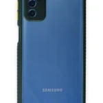 Uray store Samsung Galaxy M52 5G Kılıf Miami Şeffaf Silikon - Koyu Yeşil