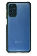 Uray store Samsung Galaxy M52 5G Kılıf Miami Şeffaf Silikon - Koyu Yeşil