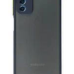 Uray store Samsung Galaxy M52 5G Kılıf Montreal Silikon Kapak - Lacivert