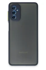 Uray store Samsung Galaxy M52 5G Kılıf Montreal Silikon Kapak - Lacivert