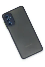 Uray store Samsung Galaxy M52 5G Kılıf Montreal Silikon Kapak - Lacivert - Görsel 3