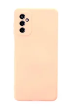Uray store Samsung Galaxy M52 5G Kılıf Nano içi Kadife Silikon - Pudra
