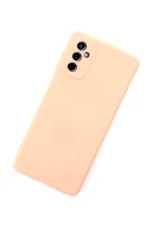 Uray store Samsung Galaxy M52 5G Kılıf Nano içi Kadife Silikon - Pudra - Görsel 3
