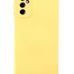 Uray store Samsung Galaxy M52 5G Kılıf Nano içi Kadife Silikon - Sarı