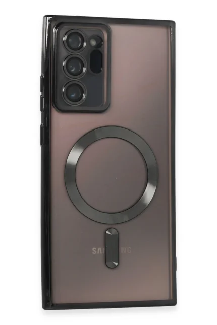 Uray store Samsung Galaxy Note 20 Ultra Kılıf Kross Magneticsafe Kapak - Siyah