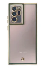 Uray store Samsung Galaxy Note 20 Ultra Kılıf Liva Lens Silikon - Yeşil - Görsel 2