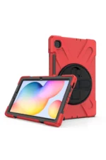 Uray store Samsung Galaxy P610 Tab S6 Lite 10.4 Kılıf Amazing Tablet Kapak - Kırmızı - Görsel 4