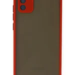 Uray store Samsung Galaxy S20 FE Kılıf Montreal Silikon Kapak - Kırmızı