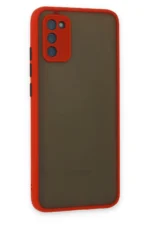 Uray store Samsung Galaxy S20 FE Kılıf Montreal Silikon Kapak - Kırmızı - Görsel 3