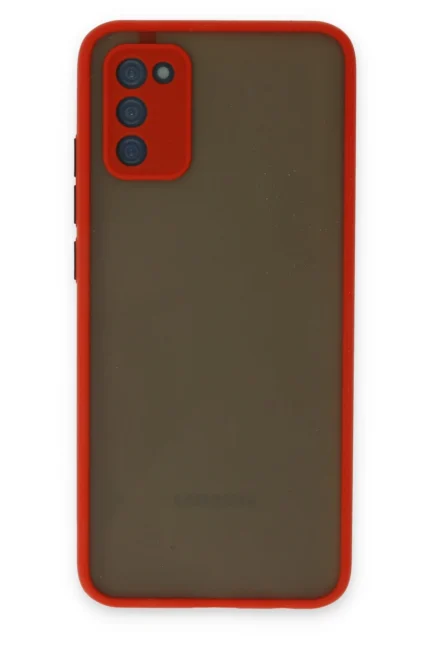 Uray store Samsung Galaxy S20 FE Kılıf Montreal Silikon Kapak - Kırmızı