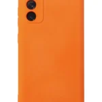 Uray store Samsung Galaxy S20 FE Kılıf Nano içi Kadife Silikon - Turuncu