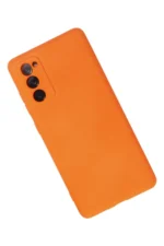 Uray store Samsung Galaxy S20 FE Kılıf Nano içi Kadife Silikon - Turuncu - Görsel 3