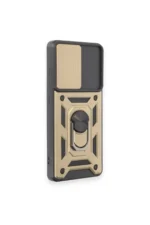 Uray store Samsung Galaxy S20 FE Kılıf Pars Lens Yüzüklü Silikon - Gold - Görsel 2