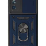Uray store Samsung Galaxy S20 FE Kılıf Pars Lens Yüzüklü Silikon - Lacivert