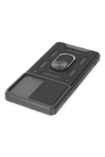 Uray store Samsung Galaxy S20 FE Kılıf Pars Lens Yüzüklü Silikon - Siyah - Görsel 4
